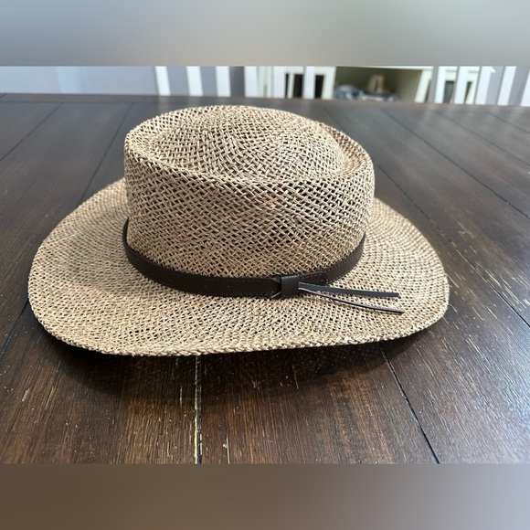 Stetson Gambler Straw Cowboy Wheat Hat - Picture 1 of 12